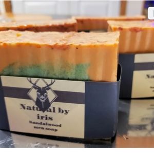 4 Sandalwood Men Natural Soaps